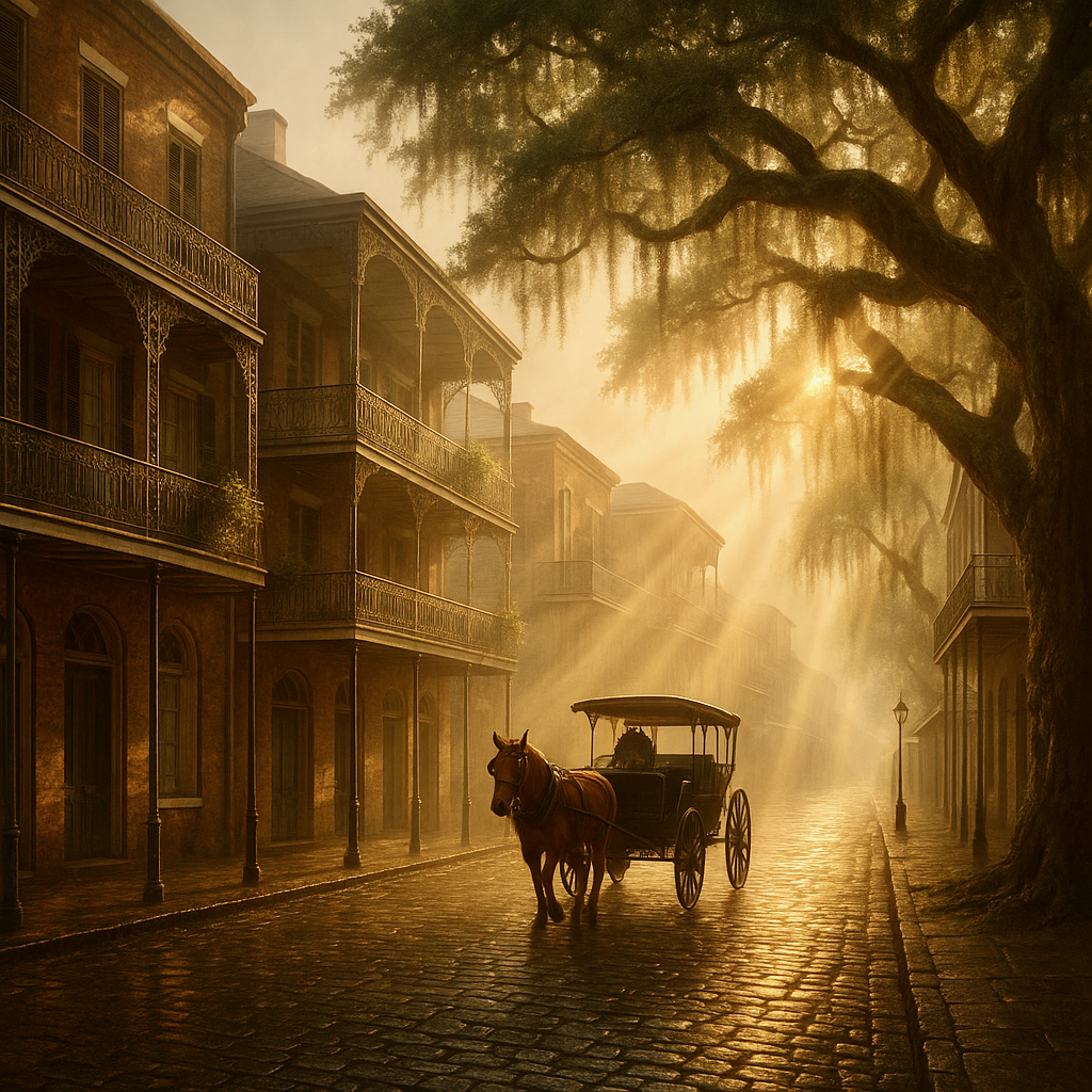Atmospheric New Orleans Street